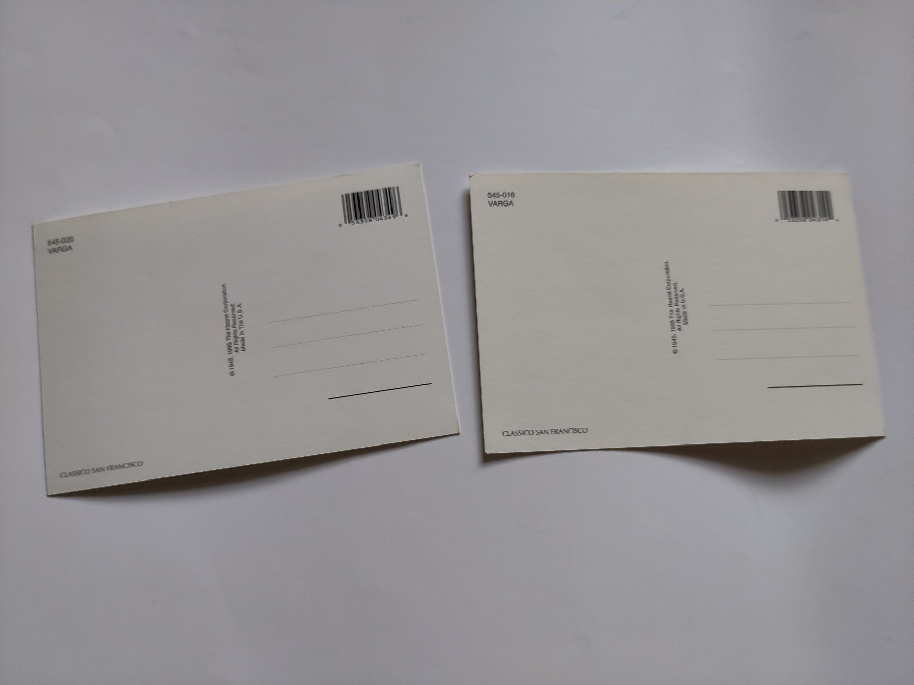 Cartoline postali: 2 Pinup Postkarten gezeichnet von Alberto Vargas – Usato da Schaffhausen venduto da RolfMeister 1
