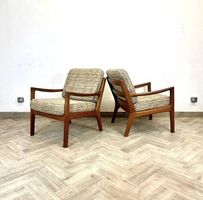Mid Century dänische Easy Chairs inkl. Neubezüge