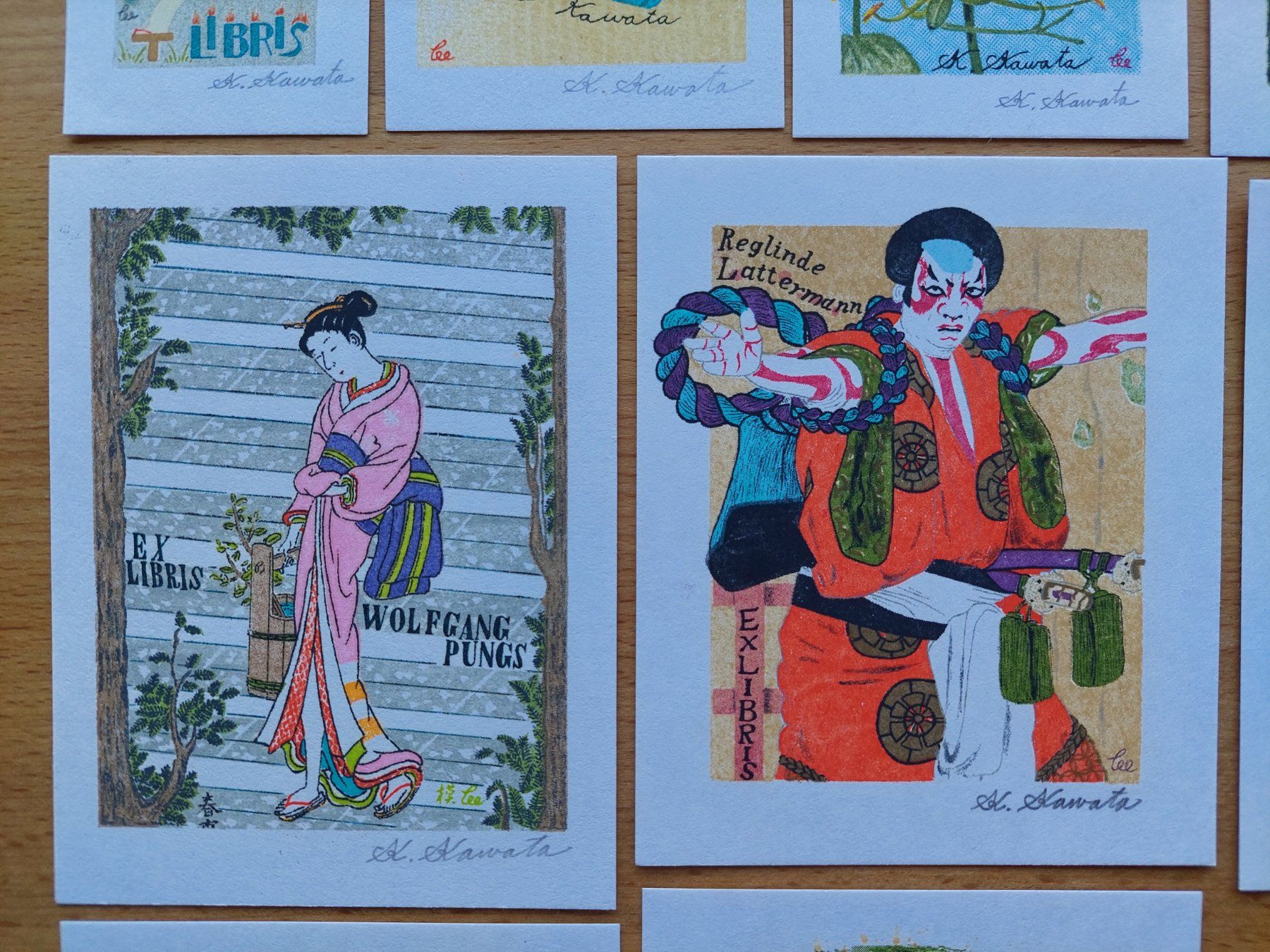 Grafica & Litografie: Sammlung Exlibris Kiichiro Kawata signiert – Usato da Obfelden venduto da Exlibris-Art 2