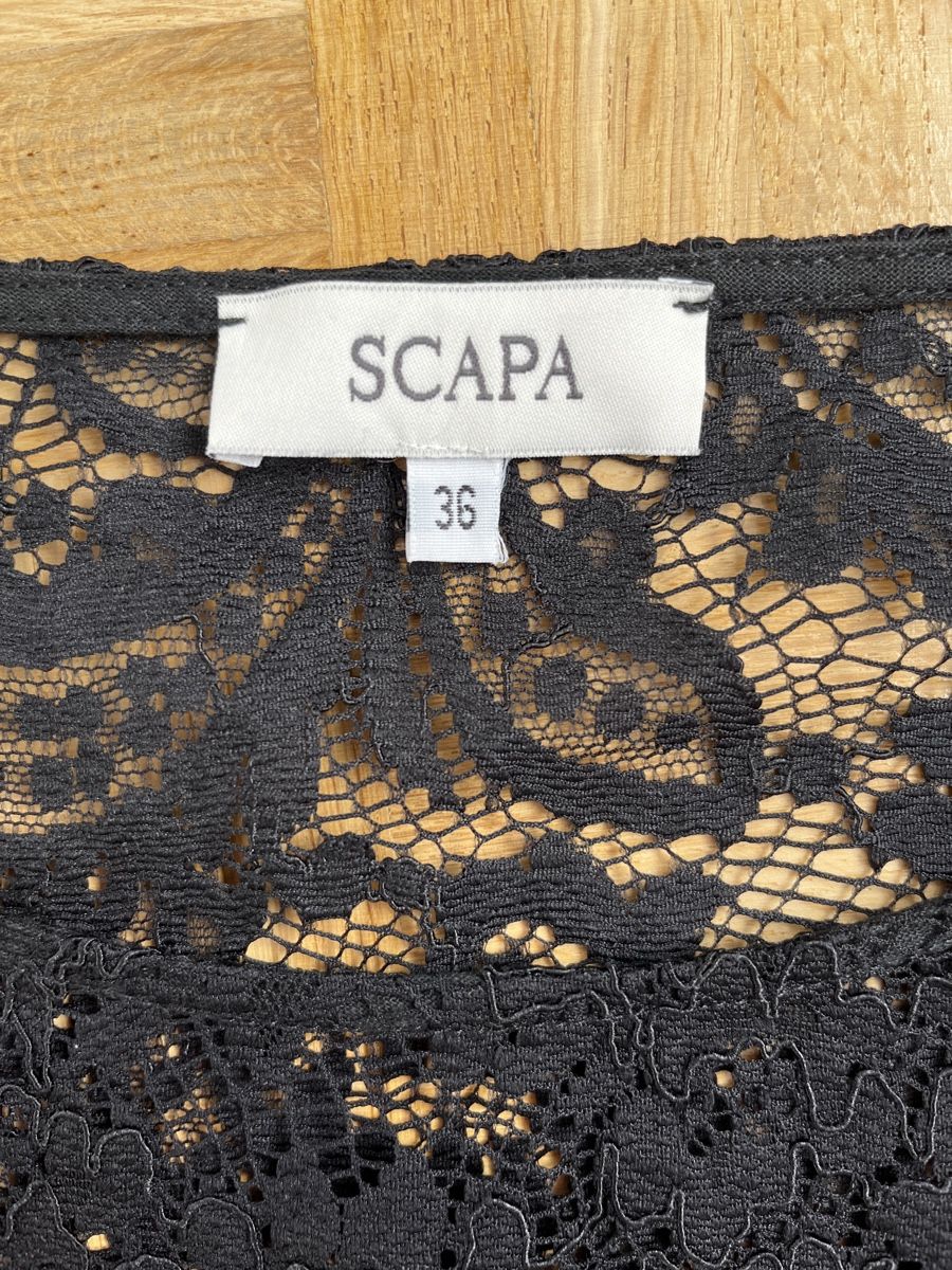 Tuniche: Scapa Spitzen-Blusentop Gr. 36 – Usato da Zürich venduto da Kleanthy 2