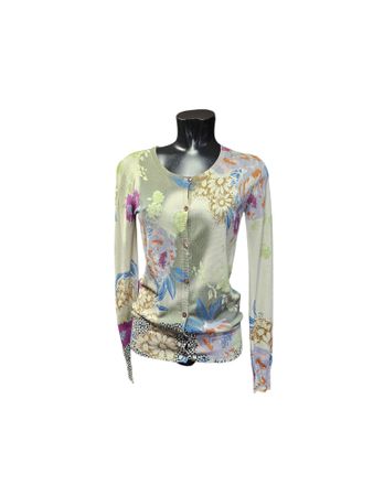Etro Milano Knitwear Floral Cardigan Gr 36/38