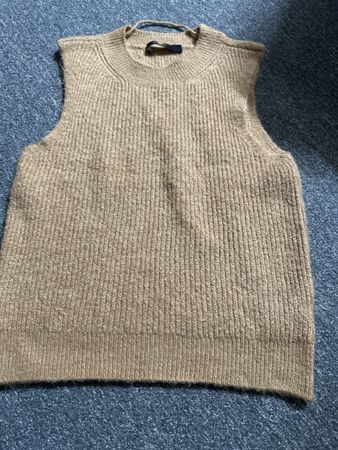 Strickweste Vero Moda beige gerippt guter Zustand