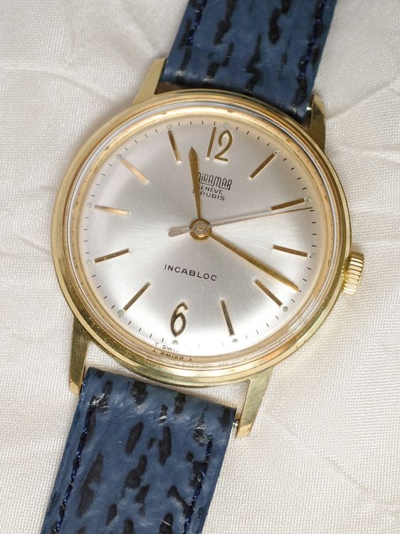 Handaufzug Uhren Splendor Uhren Automatik MIRAMAR Genève 17 Jewels