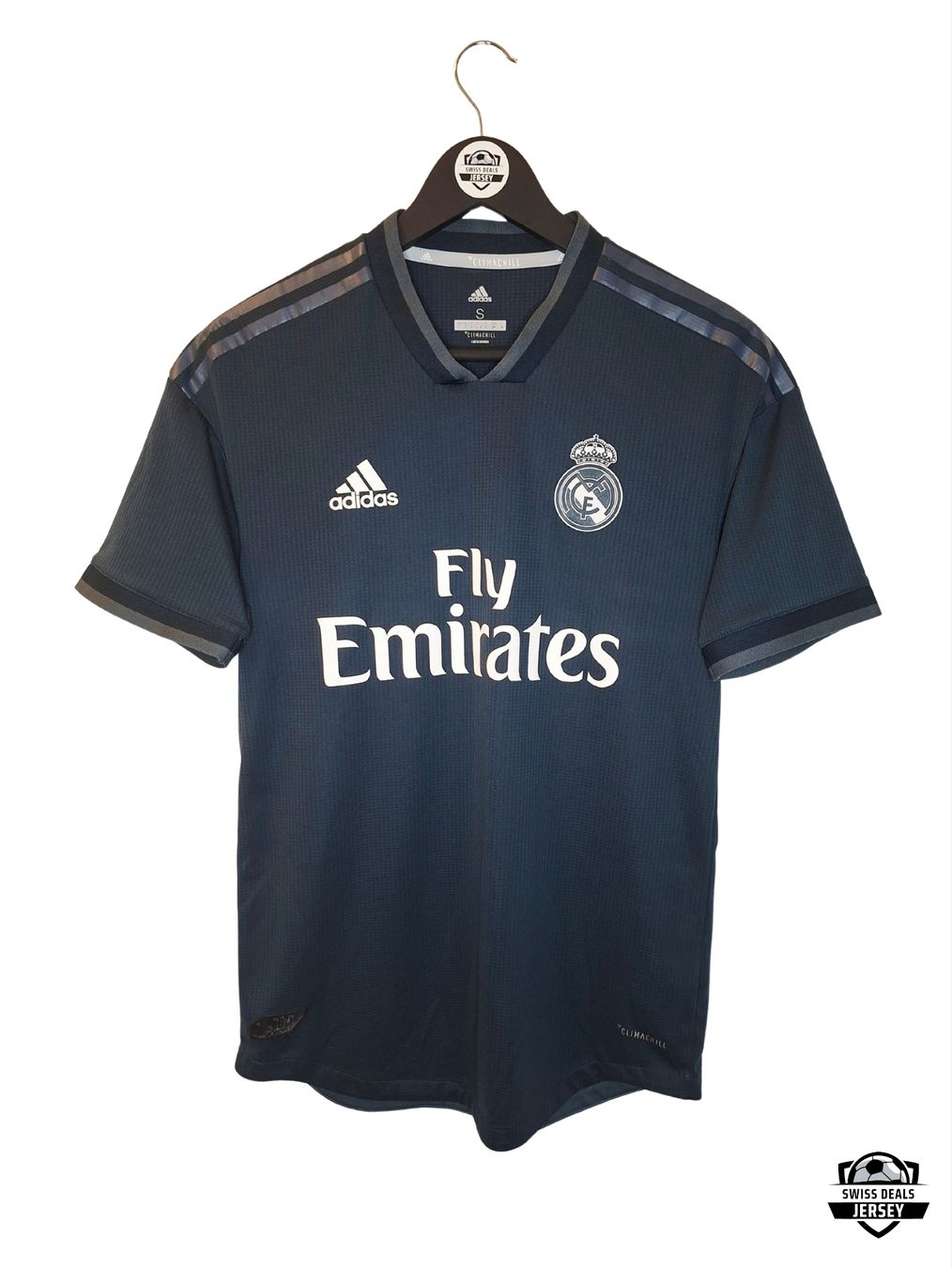 Real Madrid Canottiere & Pantaloni: MODRIC #10 Original Player Version Real Madrid 2018 Trikot – Usato da St-Léonard venduto da SwissDealsJersey 1