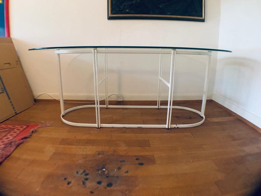 Tavoli: Glastisch Massiv 70er-Jahren – Usato da Basel venduto da Jcva 1