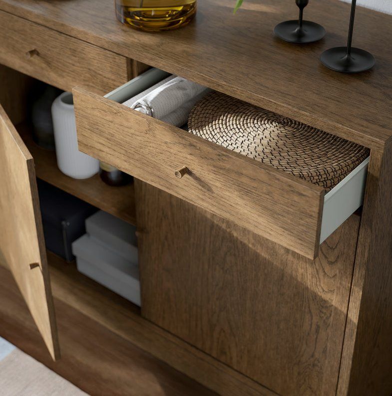 Ikea Cassettiere: IKEA TONSTAD Sideboard, braun gebeiztes Eichenfurnier – Nuovo e nell'imballaggio originale da Rothenburg venduto da IKEA_Rothenburg 2