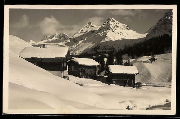 Cartoline postali: AK Arosa, An der Plessur – Usato da Berlin venduto da bartko-reher
