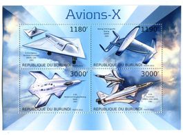 Block "Flugzeuge". Burundi.