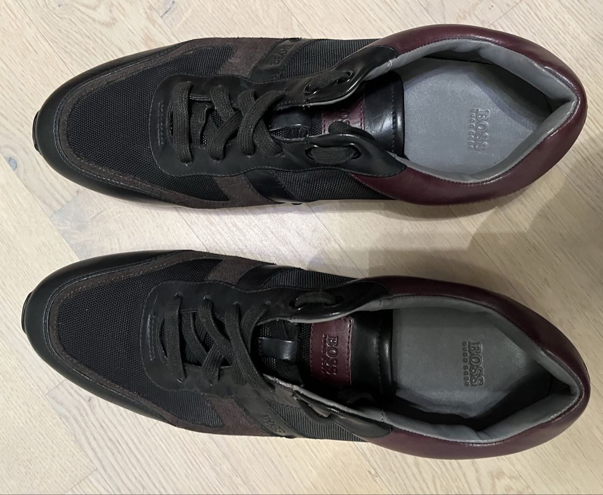 Hugo Boss Scarpe da uomo: Baskets en cuir Hugo Boss – Nuovo (secondo la descrizione) da Colombier NE venduto da Nath.Jaquet 1