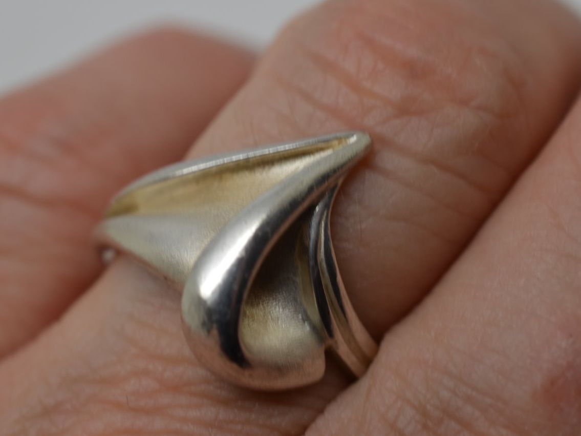 Ringe: Bague argent 925 mat-poli no 53, 3.7gr – Gebraucht aus La Croix (Lutry) von OMEGA07 1