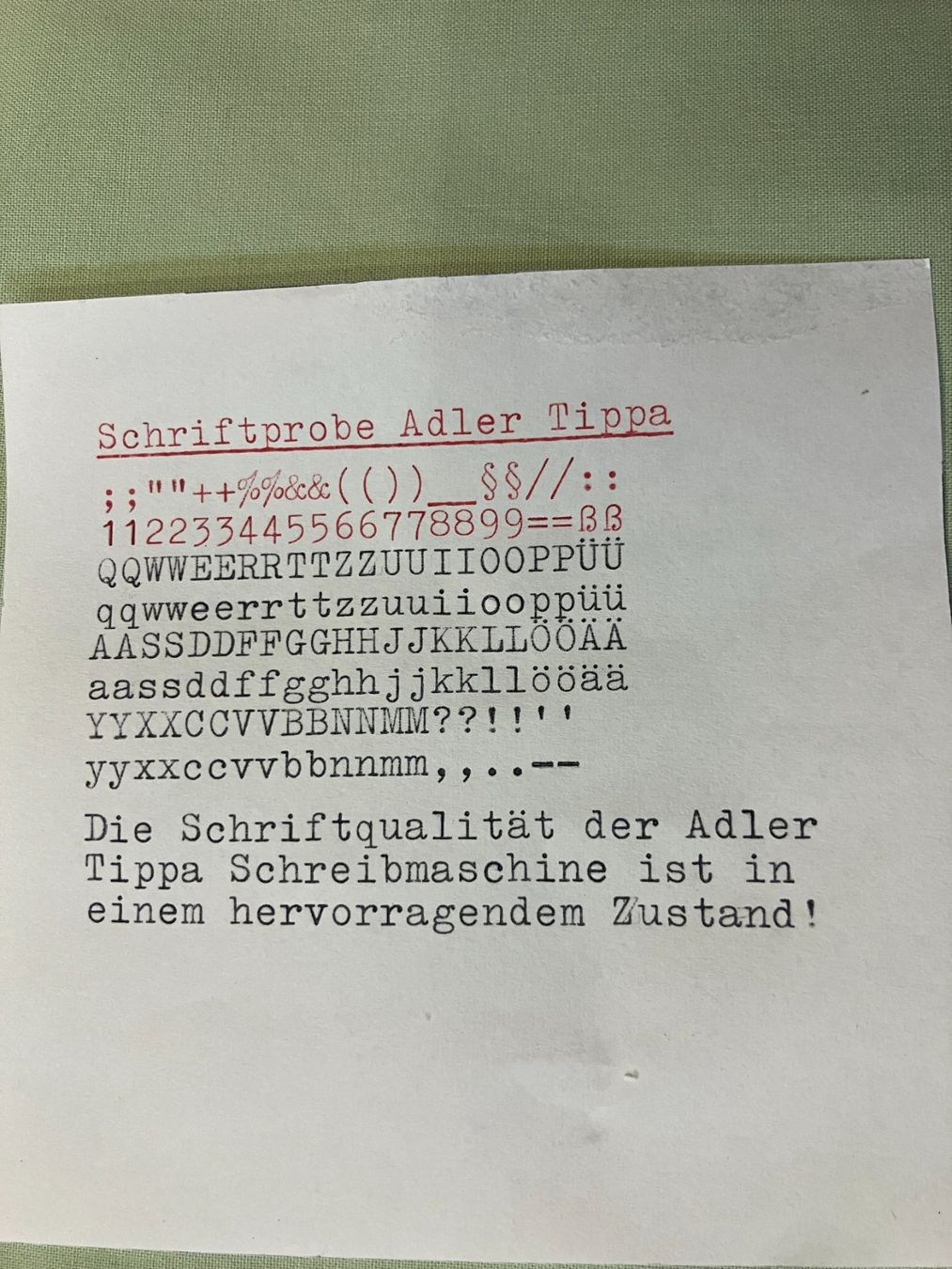 Adler Macchine da scrivere: ADLER TIPPA SCHREIBMASCHINE – Usato da Hombrechtikon venduto da rennurb5 4
