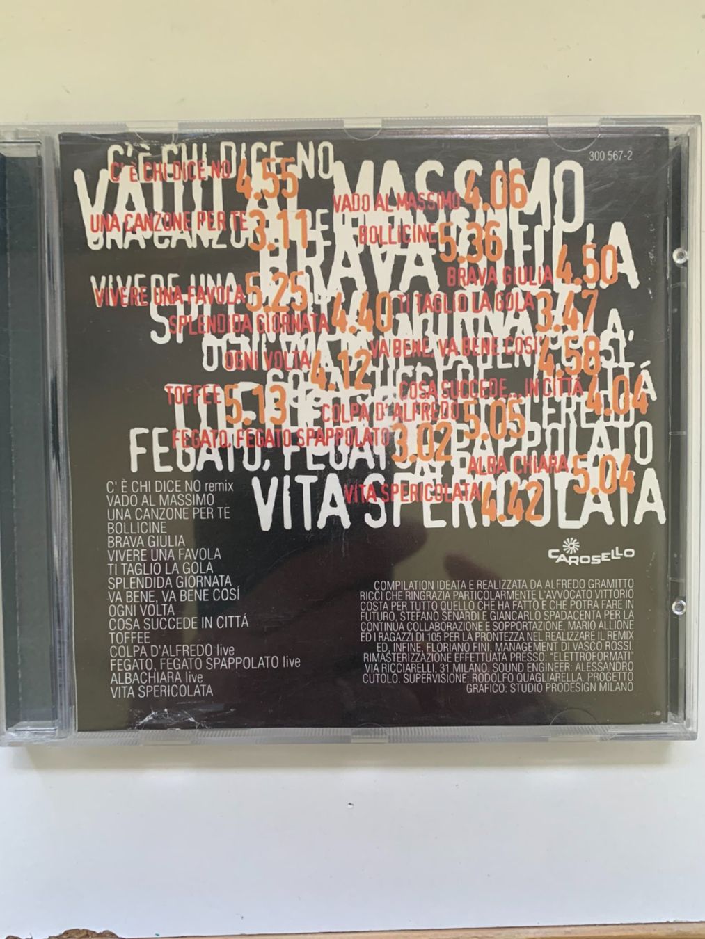CD: Vasco Rossi - Vita spericolata – Usato da Lanzenhäusern venduto da agu01