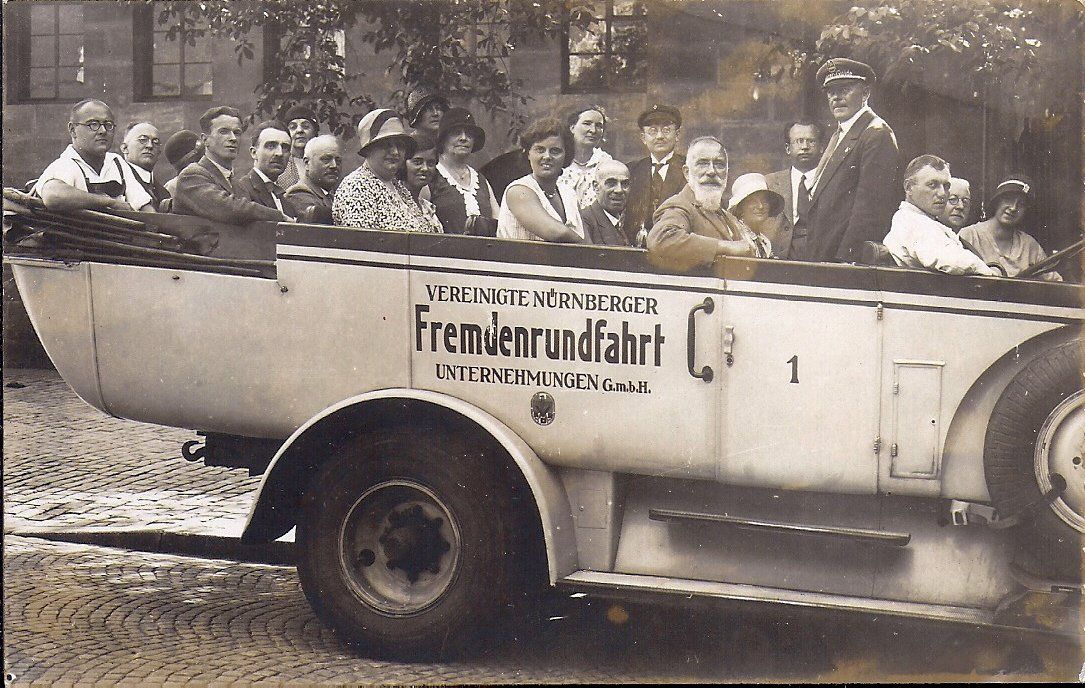 Cartes postales: NUREMBERG, voyage en car – D'occasion à Les Verrières par Scampi0