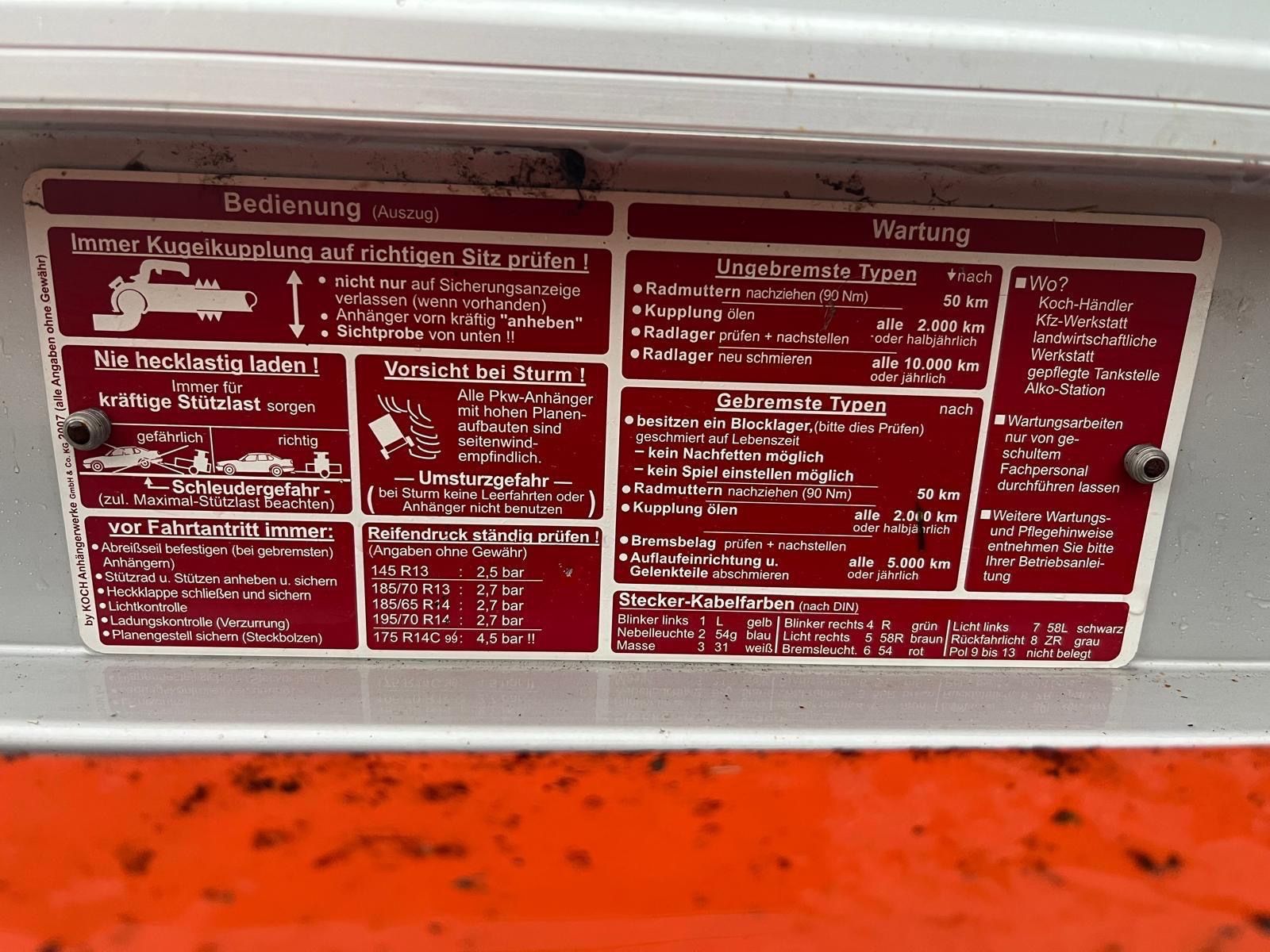 Hrb Anhänger: Anhänger HRB 1300kg mit Plane – Gebraucht aus Meiringen von Sgl 4