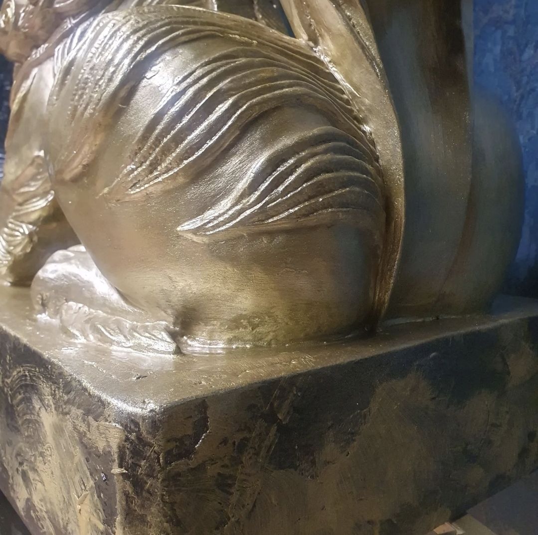 Statuette: Tempelwächter Gold Dekorationsfigur – Nuovo (secondo la descrizione) da Luzern venduto da good-time 3
