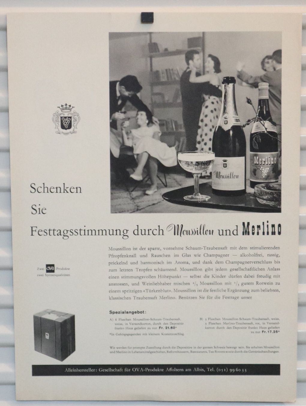 Foto & Immagini: Orig. Werbung IWC Uhren / Merlino – Usato da Eschenbach SG venduto da Astalavista 1
