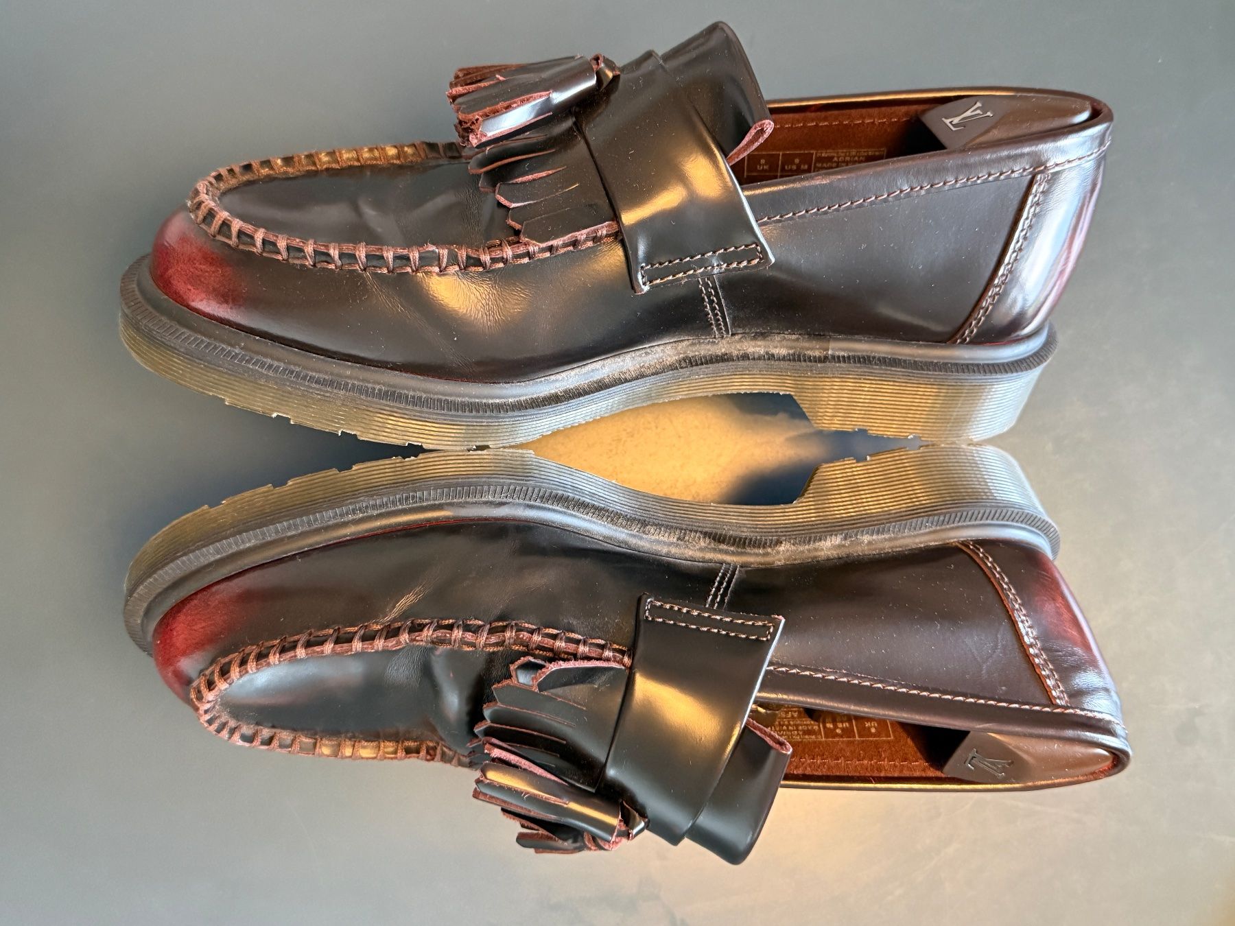 Scarpe da uomo: Dr Martens Adrian Cherry Red Arcadia - Grösse 42 – Usato da Zürich venduto da geo_rslt 1