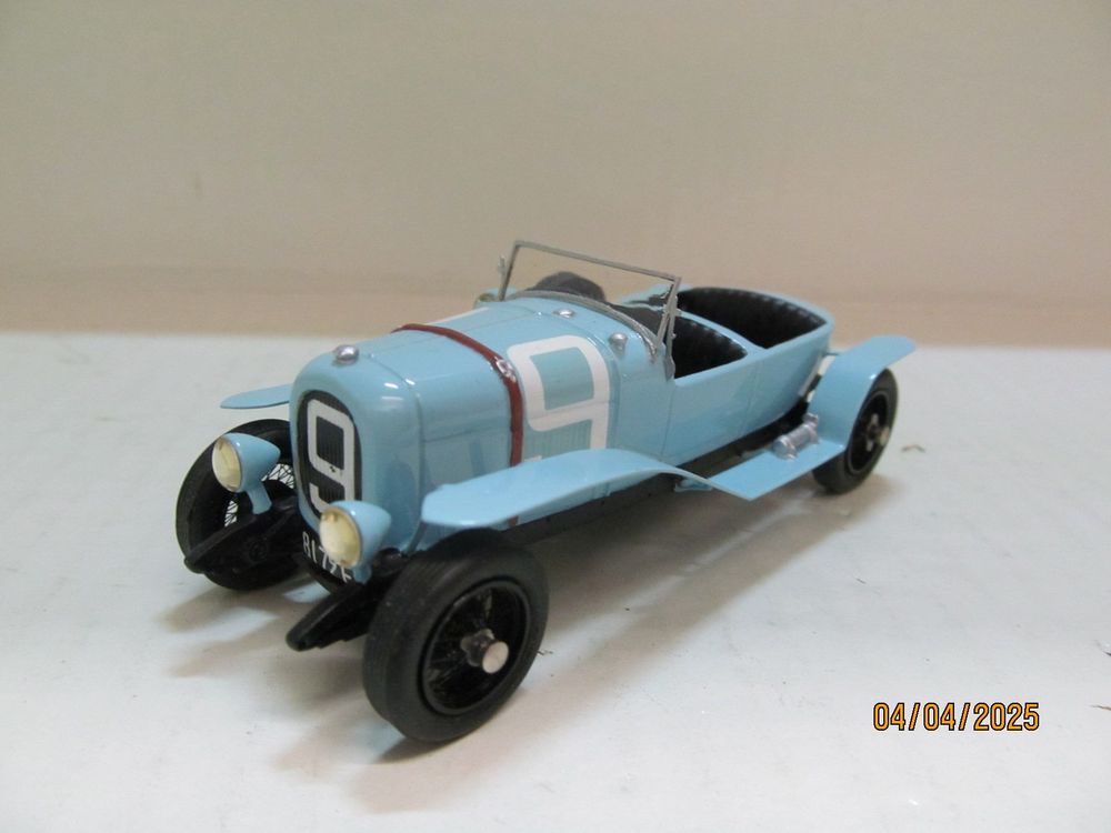 Miniature Chenard & Walcker Mistral 1933 – Record De Vitesse Monthléry – Échelle 1/43 – Carrosserie Cuivre – NEUVE