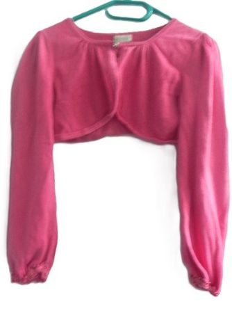 MONSOON Gr.128 134 140 Strickjäckli Bolero Cache Coeur pink