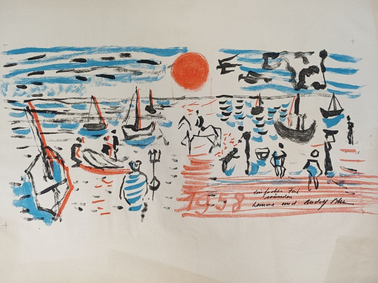 Grafica & Litografie: Max Gubler (1898-1973) Lithographie – Usato da Steffisburg venduto da ZeitReise_