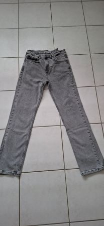 Jean Stradivarius gris taille 40 d'occasion