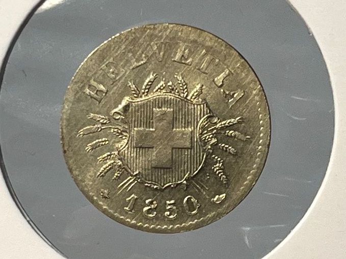 Tutti le monete: 5 Rappen 1850 BB – Usato da Tägerwilen venduto da Beata1sager 3