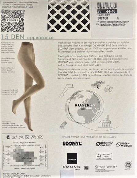 Kunert Calze & Collant: Strumpfhose Kunert Blue – Nuovo e nell'imballaggio originale da Menziken venduto da chianti10 1