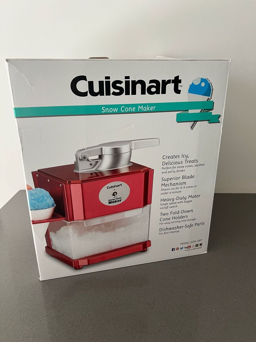 Elettrodomestici da cucina: Cuisinart Snow Cone Maker, Like New! – Nuovo (secondo la descrizione) da Veyrier venduto da aliyag