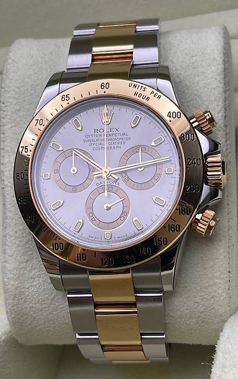 Rolex Uhren: Rolex Daytona Ref. 116523 "Rhodium Dial" 2001 Full Set – Gebraucht aus Lugano von luganotopwatches 9