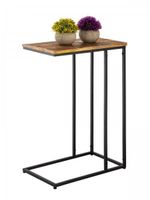 Beistelltisch Holz 25x60x40cm Nachhaltiger Sofatisch