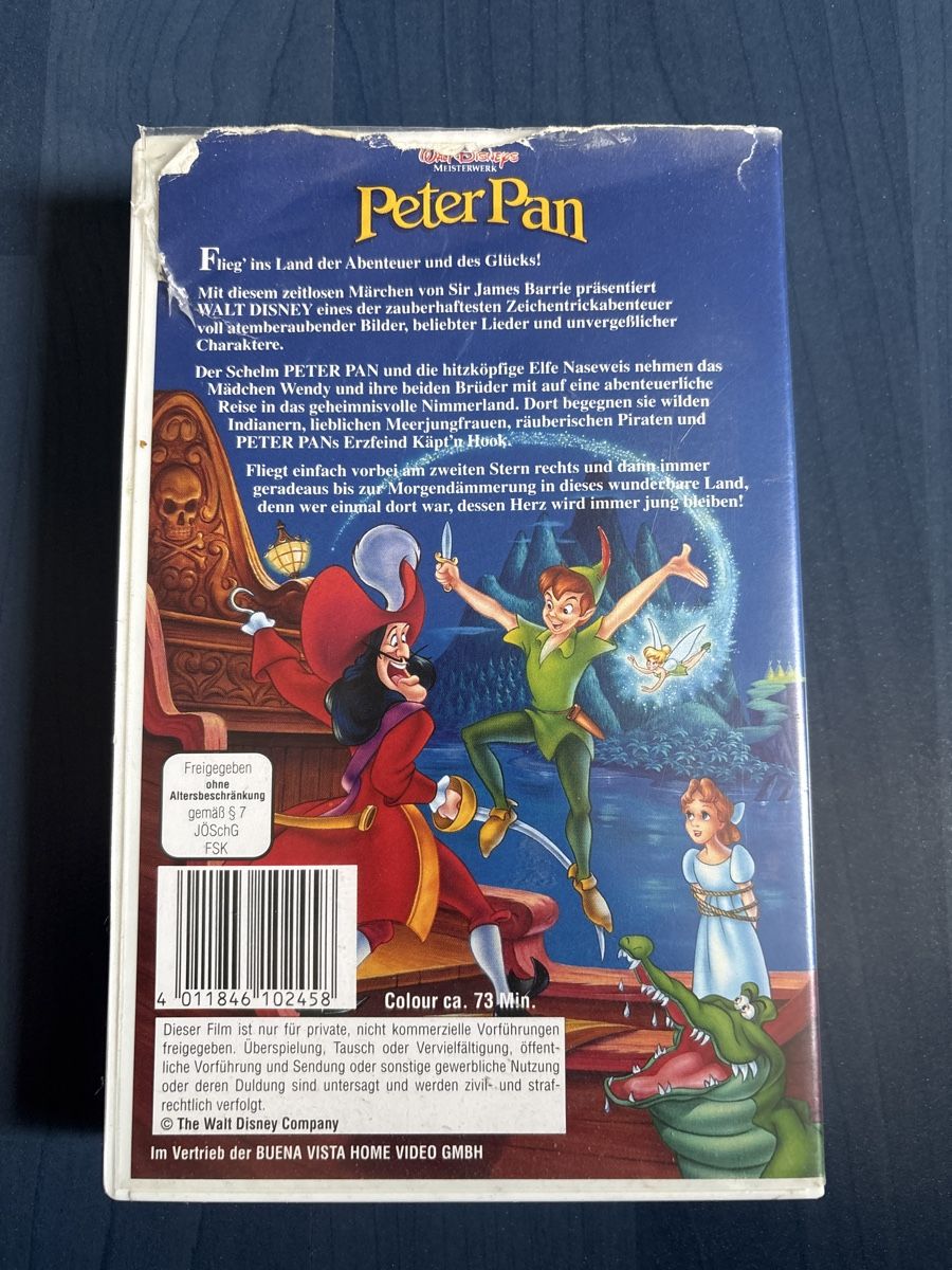Tutti i VHS: Peter Pan VHS Kassette – Usato da Möhlin venduto da Don_Papa 1