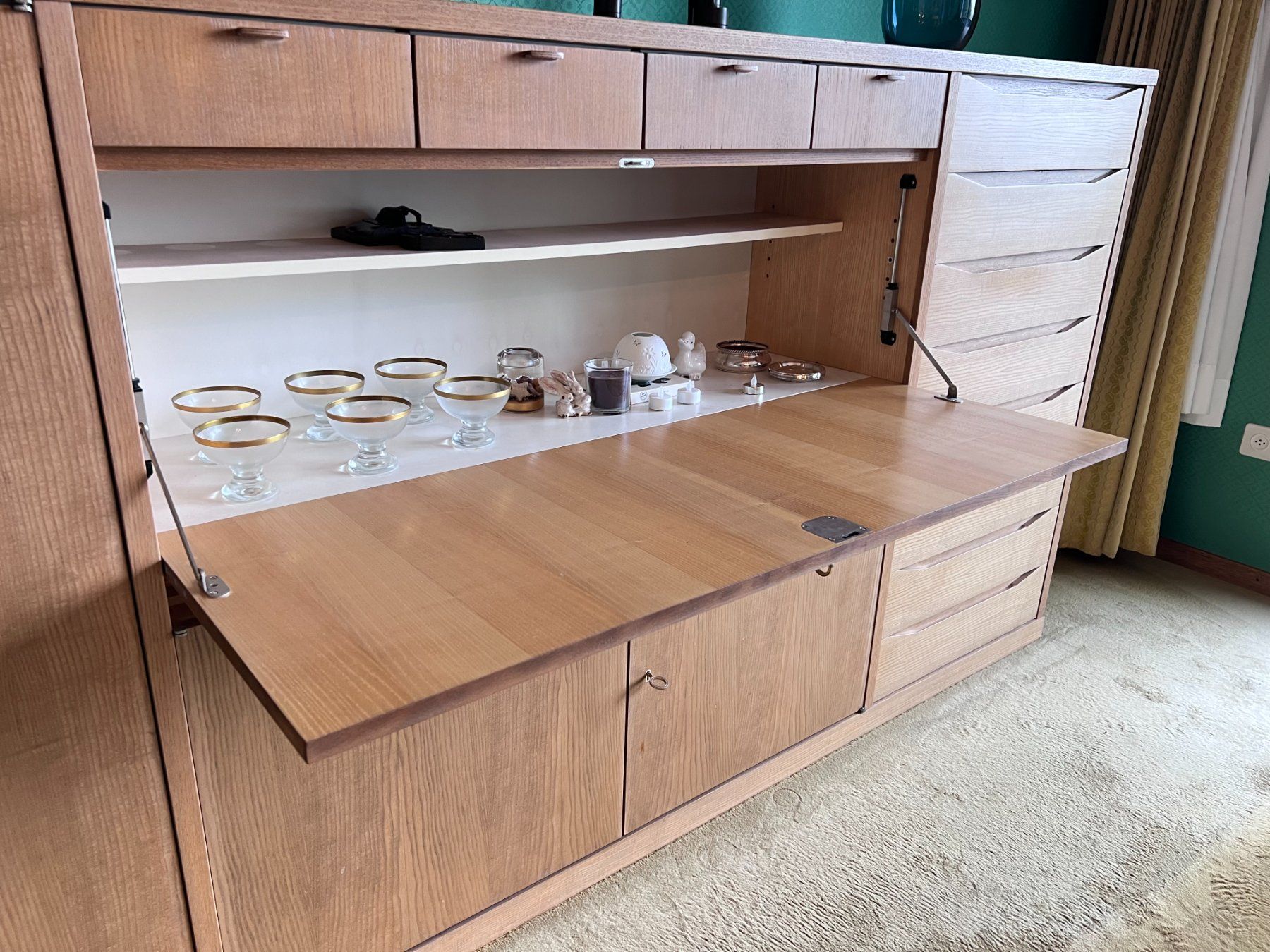 Kommoden: 60er Jahre Buffet - Highboard – Gebraucht aus Walzenhausen von stilvollwohnen 6