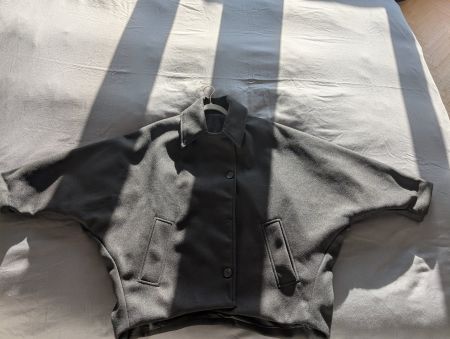 Schwarze Übergangsjacke, Kurzmantel, Einheitsg, Top Zustand!