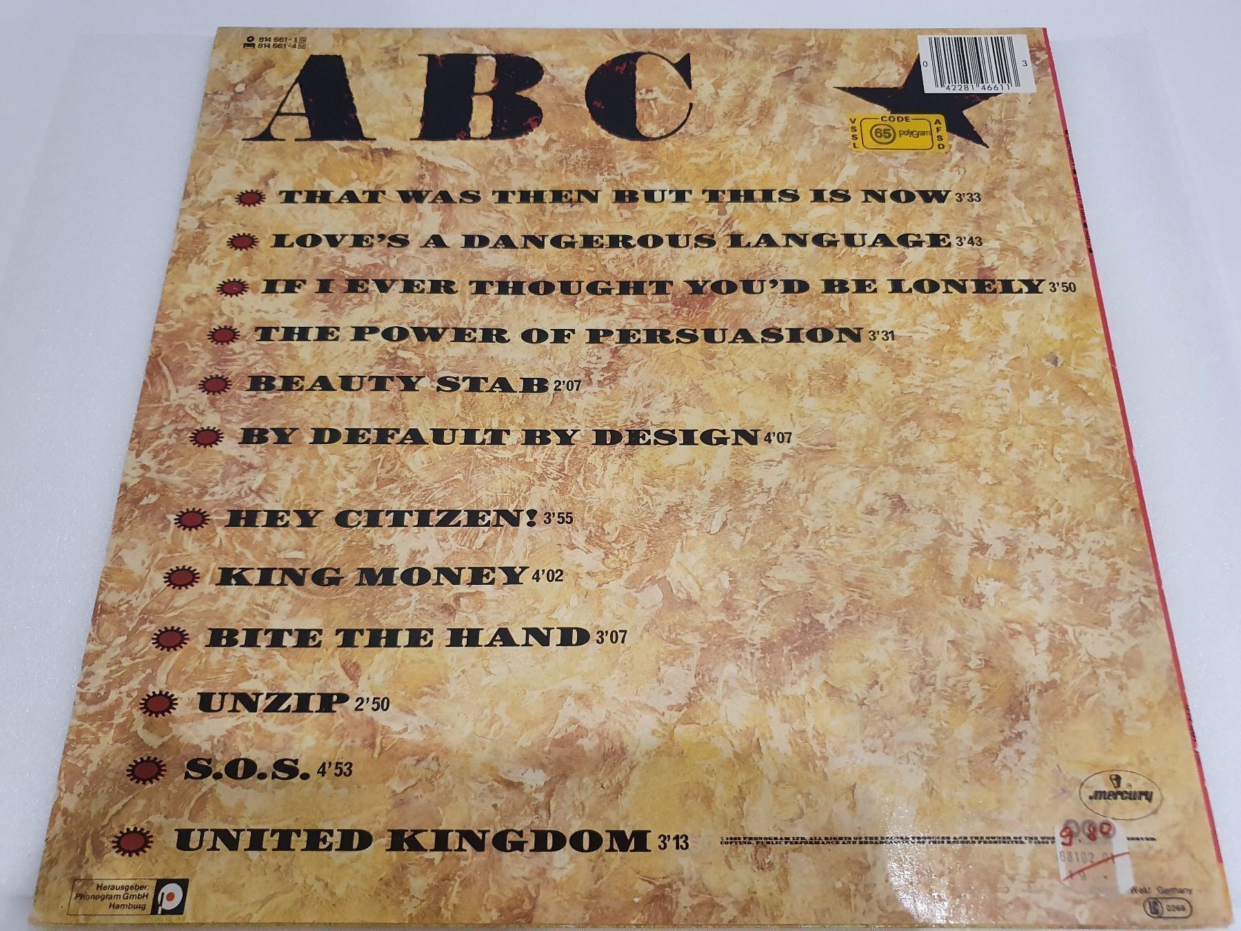 Dischi in vinile: ABC - Beauty Stab ( LP, Electronic ) – Usato da Uster venduto da Vinyl-Leidenschaft 1