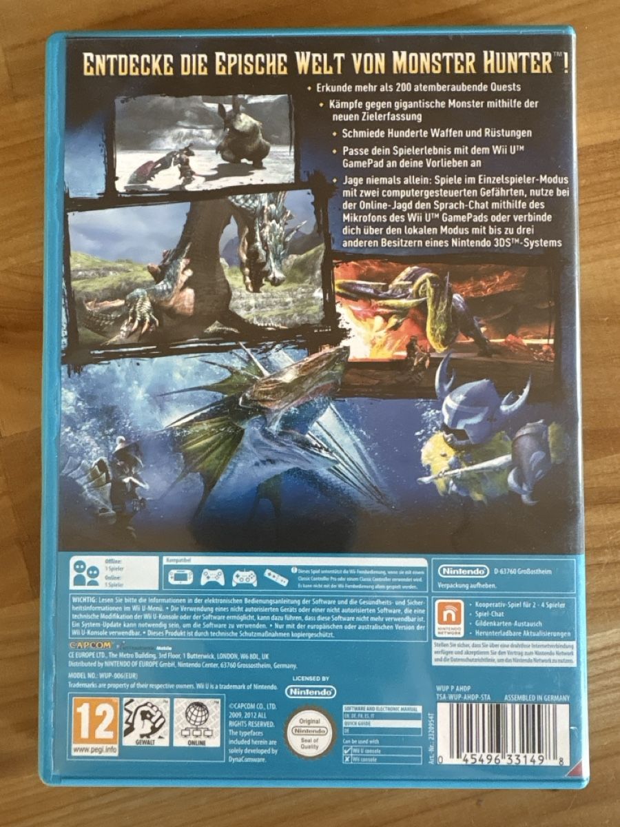 Giochi: Wii Game / Monster Hunter 3 Ultimare – Usato da Rümlang venduto da BoutiqueMonique16 1