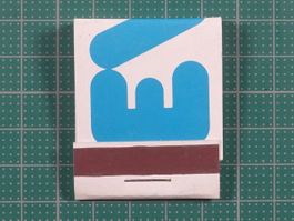 EVZ, altes Zündholz Briefchen, Eishockey, Zug, 1975/76