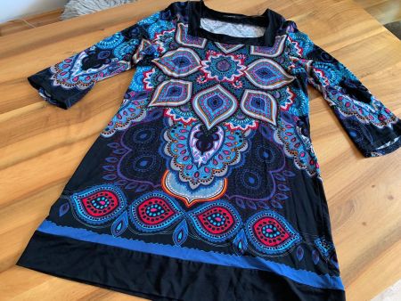 COMMA super schönes Kleid/Tunikakleid 3/4tel Arm Gr. 44