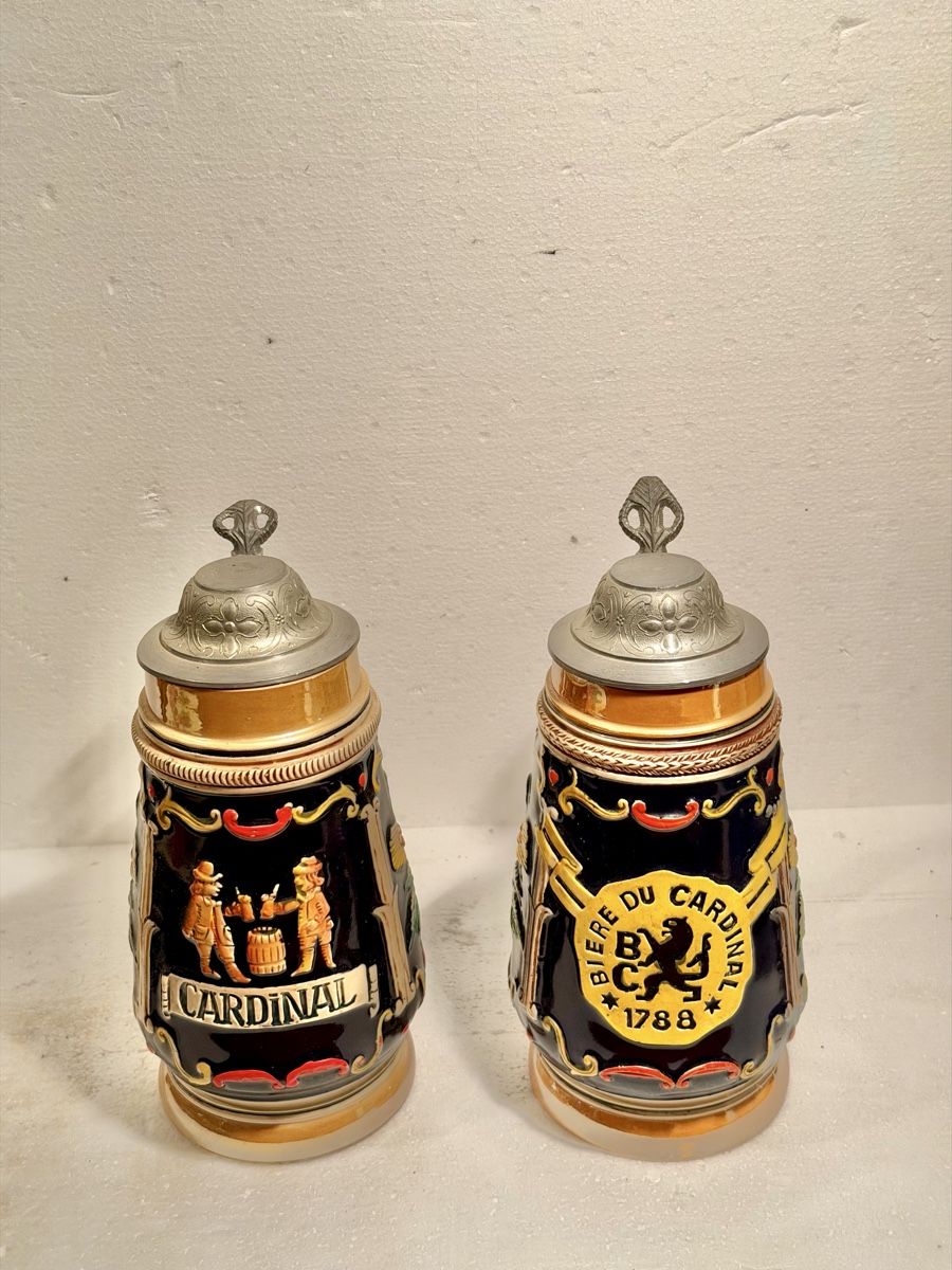 Bicchieri: Vintage beer commemorating – Usato da Lausanne venduto da artnouveau05 1