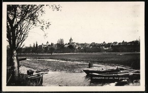 Ansichtskarten: AK Estavayer-le-Lac, Vue générale – Gebraucht aus Berlin von bartko-reher