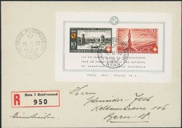 1942 - Pro Patria - Block - FDC ET
