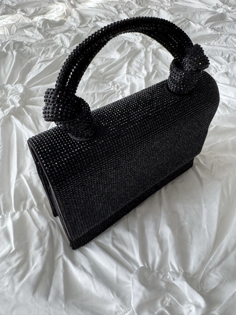 Mango Borse da donna: Schwarze Glitzer Handtasche - neuwertig! – Nuovo (secondo la descrizione) da Binningen venduto da happy_xx 4