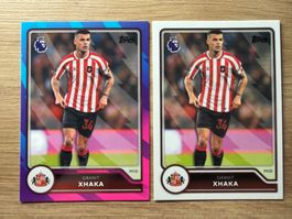 Soccer Granit Xhaka PARALLEL & Base Topps PL 26/27