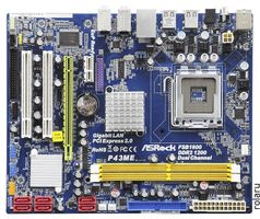 ASRock P43ME - LGA 775 - mATX