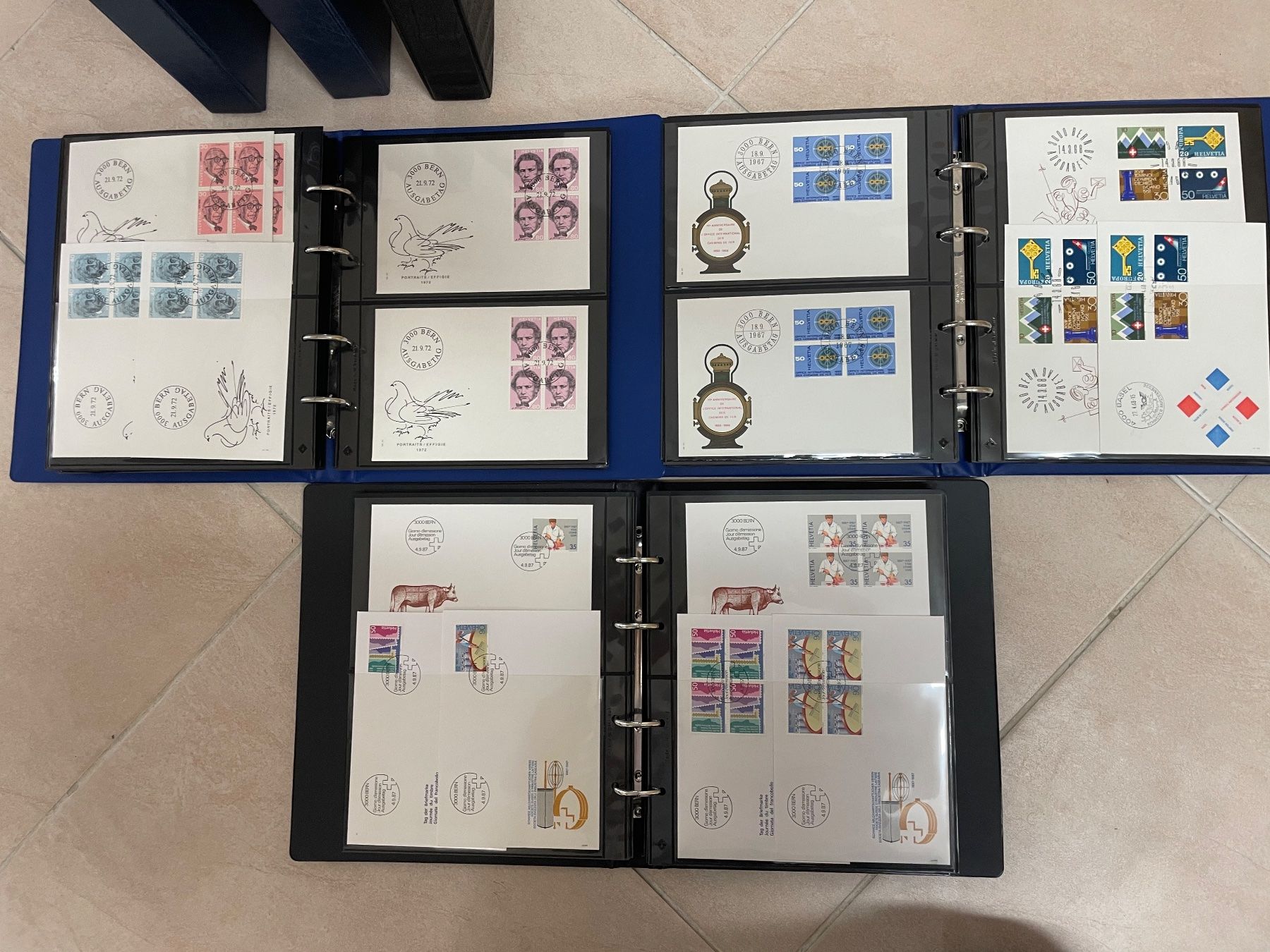 Tutti i francobolli: 3 ALB LEUCHTTURM soignés – Usato da Sonceboz-Sombeval venduto da Comment2 9