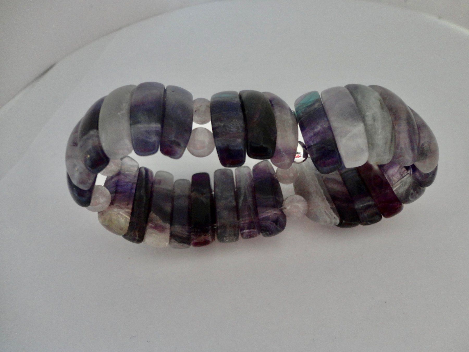 Bracciali & Braccialetti: Fluorit/Calcit Armband – Nuovo (secondo la descrizione) da Biberist venduto da tl-schmuck 3