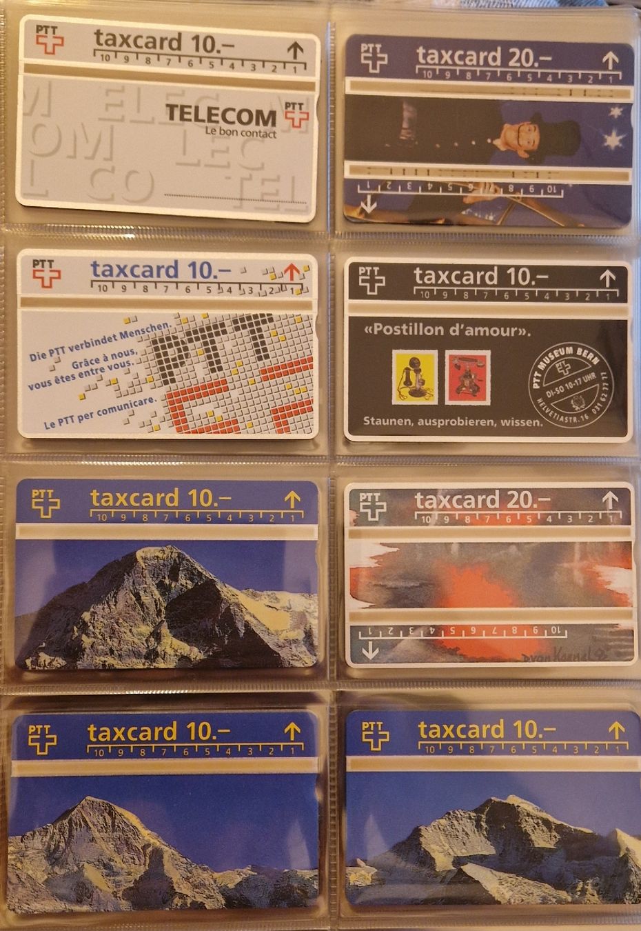 Album: Collection de 74 Taxcards – Nuovo e nell'imballaggio originale da Conthey venduto da babest70 1