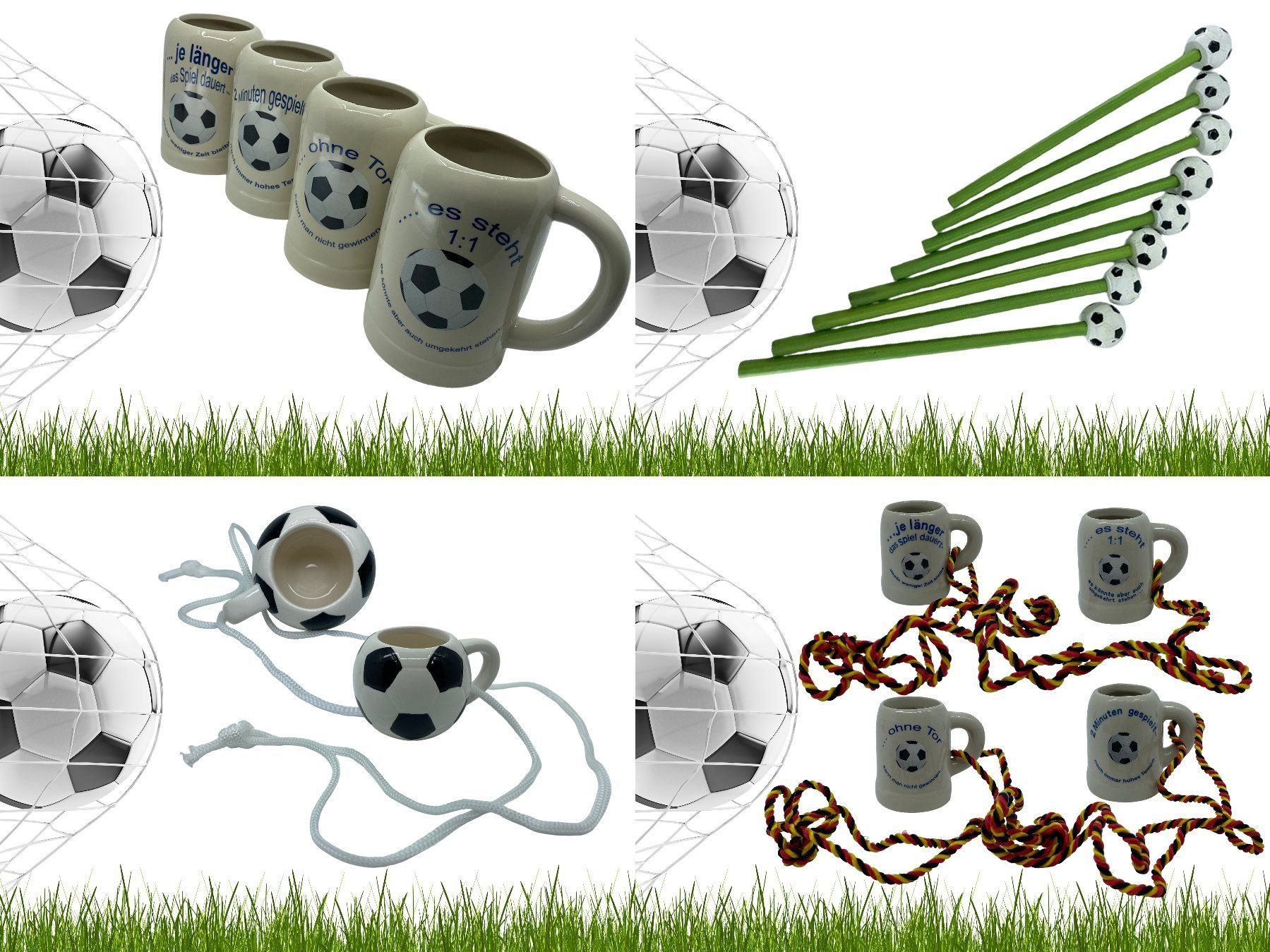 Penna & Evidenziatori: tolle Fussball Bleistifte - ca. 20cm – Nuovo (secondo la descrizione) da Langwiesen venduto da rtWebshop 3