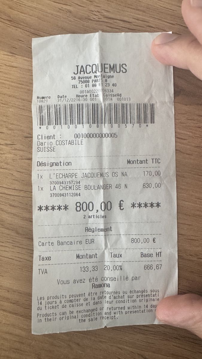 Jacquemus Foulard & Sciarpe: JACQUEMUS L’Écharpe Schal – Nuovo (secondo la descrizione) da Münchwilen TG venduto da terlizz1 3