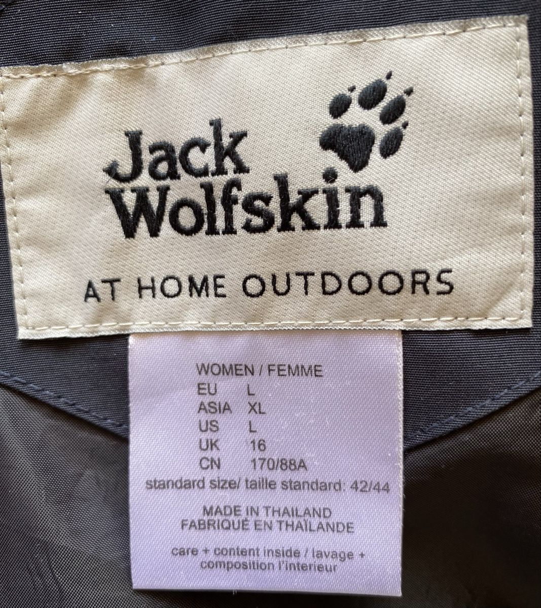 Jack Wolfskin Cappotti: Jack Wolfskin Mantel blau Gr. L – Usato da Rabius venduto da bri_ca76 7