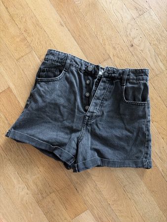 Shorts en jean gris taille 36 